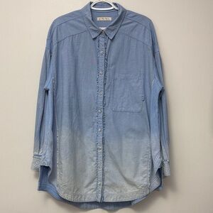 61. We The Free Light Blue Ombre Button Down Shirt